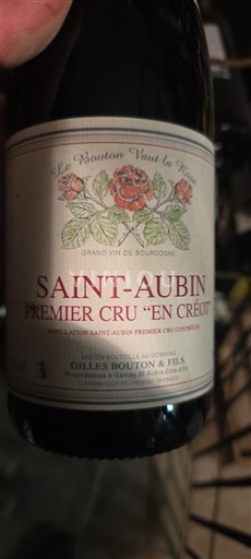 Bourgogne Thánh Aubin Premier Cru Gilles Bouton & Fils Premier Cru En Creot 2022