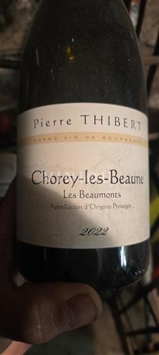 Bourgogne Chorey-lès-beaune Pierre Thibert Les Beaumonts 2022
