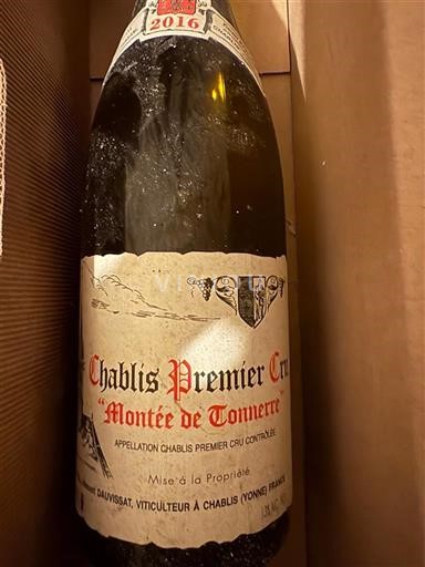 Bourgogne Chablis Premier Cru Dauvissat Montée de Tonnerre 2016