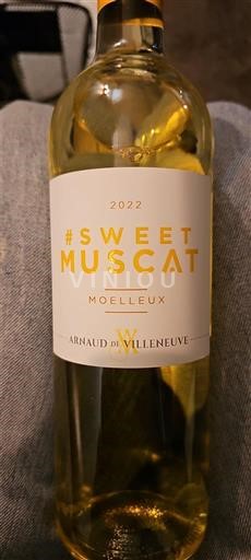 Roussillon Muscat de Rivesaltes Arnaud de Villeneuve #Sweet Muscat 2022