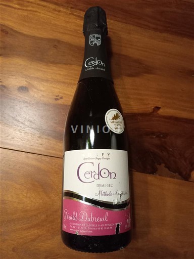 Saboya y Bugey Bugey-Cerdon Gérald Dubreuil Sin añada