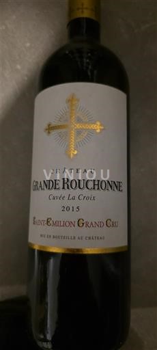 Bordeaux Saint-Émilion Grand Cru Château Grande Rouchonne La Croix 2015
