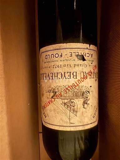 Burdeos Saint-Julien Grand Cru Château Beychevelle 1972