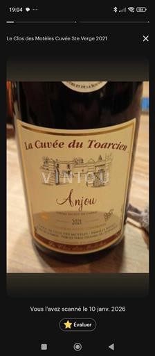 Loire Valley Anjou La Cuvée du Toarcien 2021