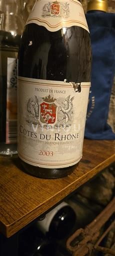 Thung lũng Rhône Côtes-du-rhône Cote du rhone 2003