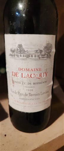 Sudoeste Côtes de Gascogne Domaine Lacquy Sables fauves 1999
