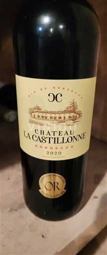 Bordeaux Château La Castillonne 2020