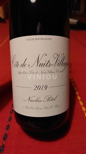 Bourgogne Côte de nuits villages Nicolas Potel 2019