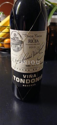 La Rioja Rioja Bodegas R. López de Heredia Viña Tondonia Viña Tondonia Reserva 2013