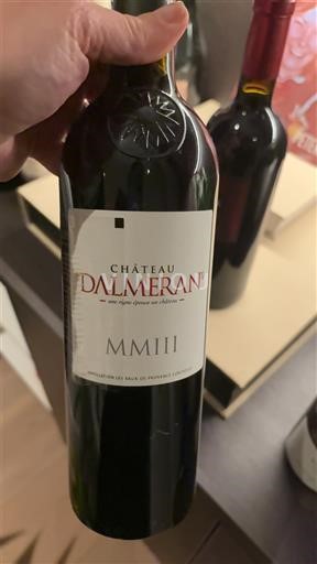 Provence Không được chỉ định Château Dalmeran 2003