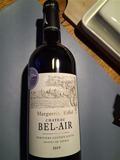 Bordeaux Graves Château Bel-Air Marguerite Eiffel 2019