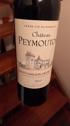Bordeaux Saint-Émilion Grand Cru Grand Cru Château Peymouton 2015