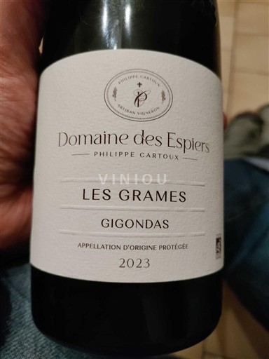 Valle del Rodano Gigondas Domaine S Espiers Les Grames 2023