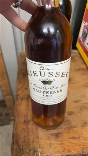 Bordeaux Sauternes Premier Cru Château Rieussec 1990