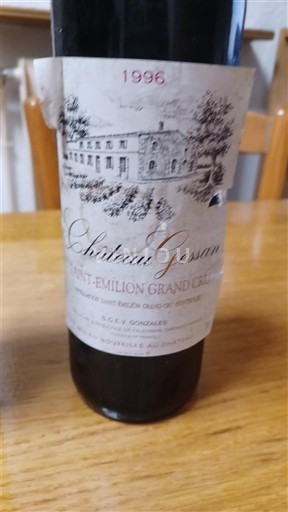 Bordeaux Saint-Émilion Grand Cru Château Gessan 1996