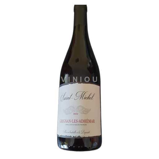 Vin Rouge sec Domaine Saint Michel 2023 France Vallée du Rhône Grignan-les-adhémar AOC