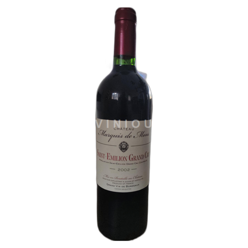 Burdeos Saint-Émilion Gran Cru Marquis de Mons 2002