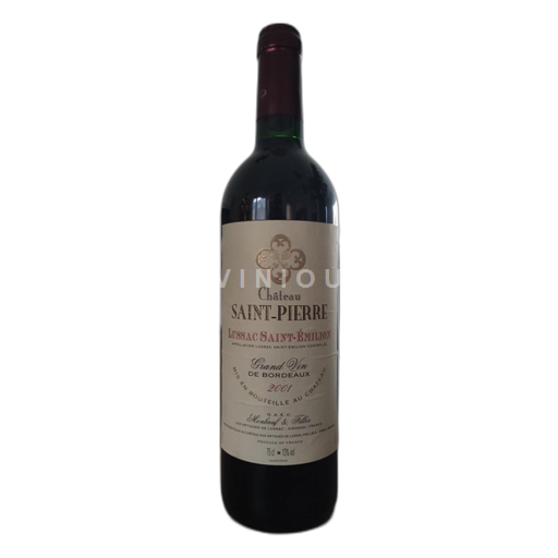 Bordeaux Lussac-Saint-Émilion Château Saint-Pierre 2001