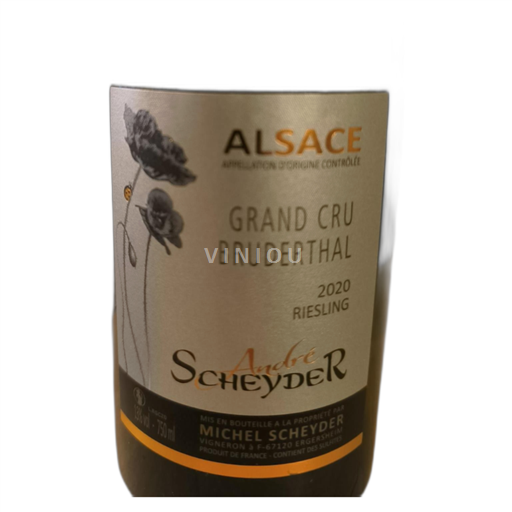 Alsace Alsace Grand Cru André Scheyder Bruderthal 2020