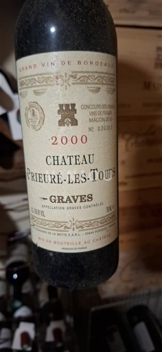 Bordeaux Graves Château Prieuré-Les-Tours 2000