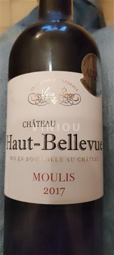Bordeaux Moulis-en-Médoc Château Haut-Bellevue 2017