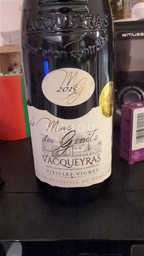 Valle del Rodano Vacqueyras Le Mas des Genêts Vieilles Vignes 2015