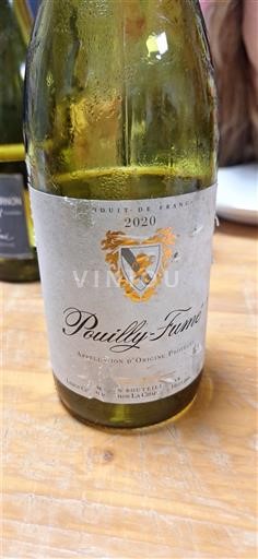 Vallée de la Loire Pouilly-fumé Société des Producteurs de Pouilly-sur-Loire 2020