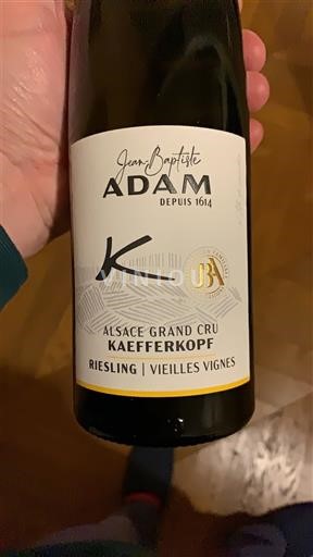 Alsace Riesling Grand Cru Jean-Baptiste Adam Kaefferkopf Vieilles Vignes 2020