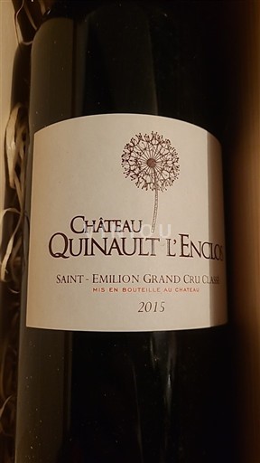 Bordeaux Saint-Émilion Grand Cru Château Quinault L'Enclos 2015