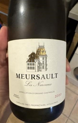 Borgonha Meursault Caroline Frey Les Narvaux 2020