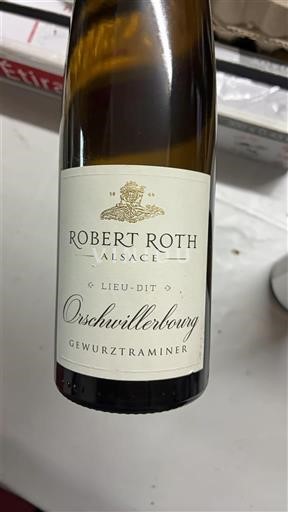 Alsacia No especificado Robert Roth Lieu-dit Orschwillerbourg Gewurztraminer Sin añada