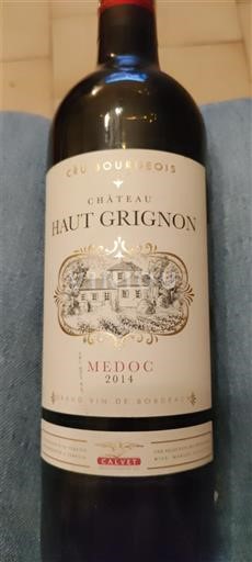 Bordeaux Médoc Château Haut Grignon 2014