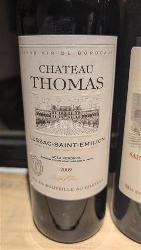 Bordeaux Lussac-saint-émilion Château Thomas 2009