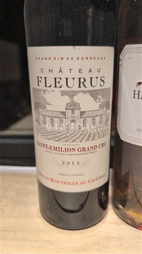 Burdeos Saint-Émilion Gran Cru Château Fleurus 2015