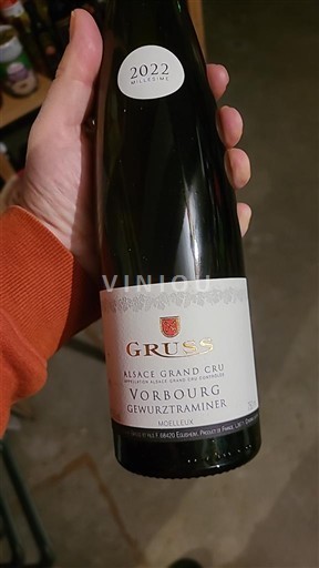 Alsace Không được chỉ định Grand Cru Gruss Vorbourg Gewurztraminer 2022