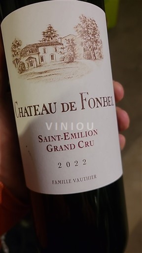 Bordeaux Saint-Émilion Grand Cru Grand Cru Château Fonbel 2022