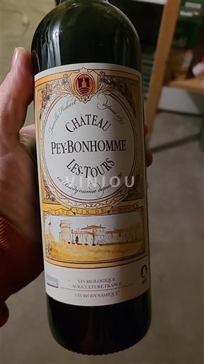 Bordeaux Blaye-côtes-de-bordeaux Château Pey-Bonhomme Les Tours 2018