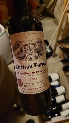 Bordeaux Saint-Émilion Grand Cru Grand Cru Château Darius 2013