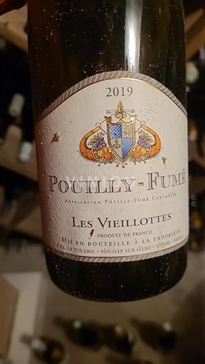 Vallée de la Loire Pouilly-fumé La Pillerie Les Vieillottes 2019