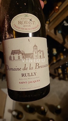 Bourgogne Rully Domaine La Bressande Saint-Jacques 2018