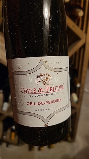 Neuchâtel Không được chỉ định Caves du Prieuré de Cormondrèche Oeil-de-Perdrix 2020