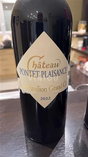Bordeaux Saint-Émilion Grand Cru Château Pontet Plaisance 2022