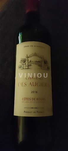 Bordeaux Côtes-de-bourg Château S Augiers 2016