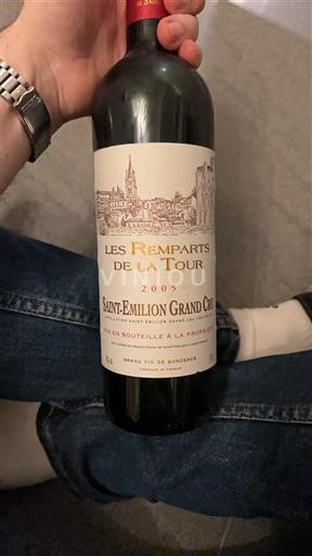Bordeaux Saint-Émilion Grand Cru Grand Cru Les Remparts de la Tour 2005