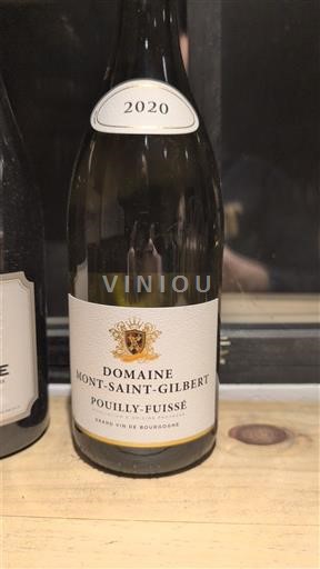Burgundy Pouilly-Fuissé Domaine Mont-Saint-Gilbert 2020