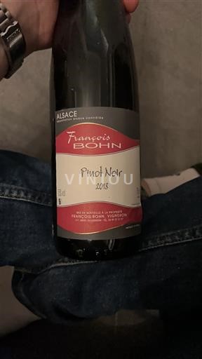 Alsácia François Bohn Pinot Noir 2018