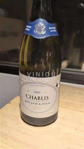 Bourgogne Chablis Bovier & Fils 2019