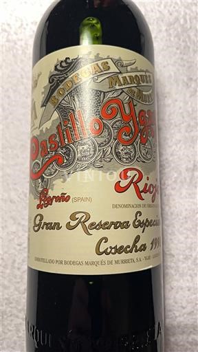 La Rioja Rioja Bodegas Marqués de Murrieta Castillo Ygay Gran Reserva Especial 1998