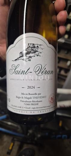 Bourgogne Saint-Véran Régis & Magali Thevenet 2024