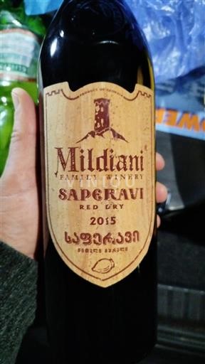 Kakheti Telavi Mildiani Family Winery Saperavi 2015